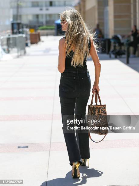 Heidi Klum is seen arriving to the 'America's Got Talent' Studios on April 08, 2022 in Los Angeles, California.