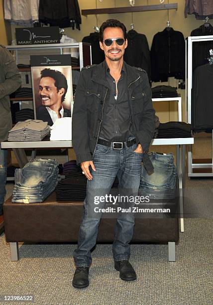 Marc Anthony launches his Signature Collection at Kohl's on September 7, 2011 in Jersey City, New Jersey.