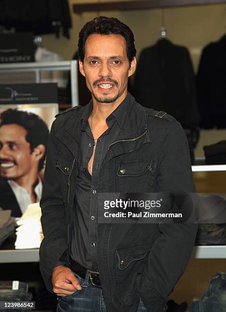 Marc Anthony launches his Signature Collection at Kohl's on September 7, 2011 in Jersey City, New Jersey.