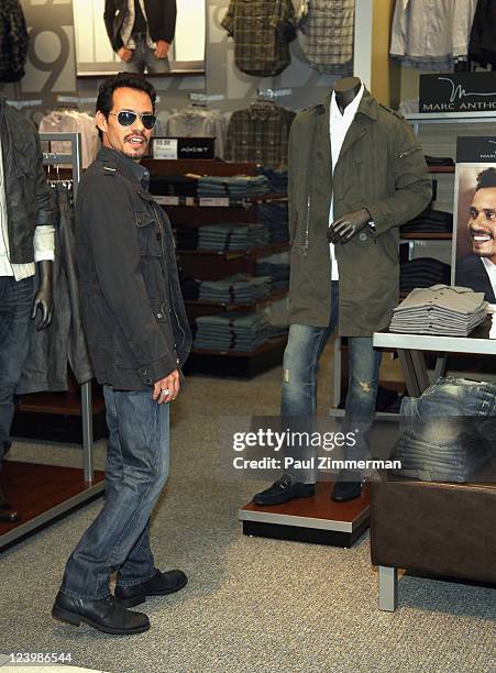 Marc Anthony launches his Signature Collection at Kohl's on September 7, 2011 in Jersey City, New Jersey.