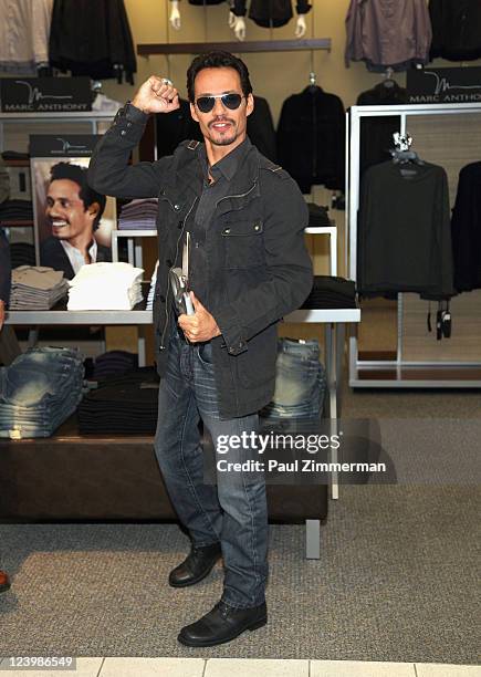 Marc Anthony launches his Signature Collection at Kohl's on September 7, 2011 in Jersey City, New Jersey.