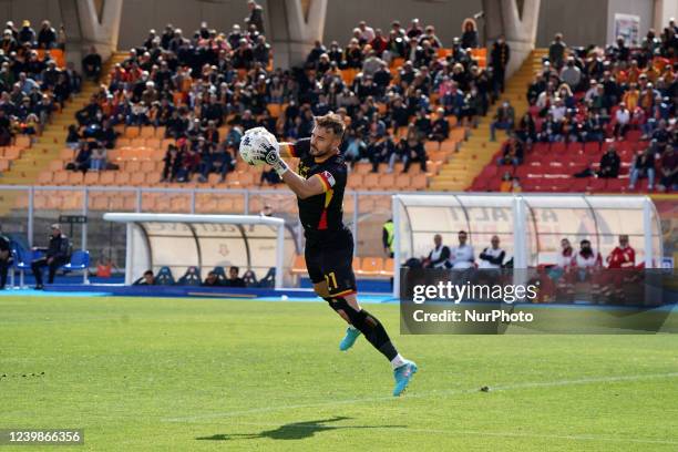 Gabriel during the Italian soccer Serie B match US Lecce vs SPAL on April 09, 2022 at the Stadio Via del Mare in Lecce, Italy