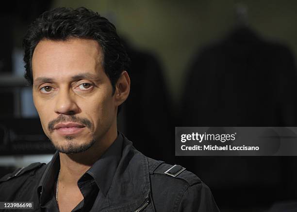 Singer Marc Anthony launches his Signature Collection at Kohl's on September 7, 2011 in Jersey City, New Jersey.