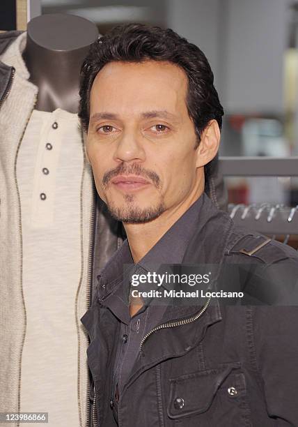 Singer Marc Anthony launches his Signature Collection at Kohl's on September 7, 2011 in Jersey City, New Jersey.