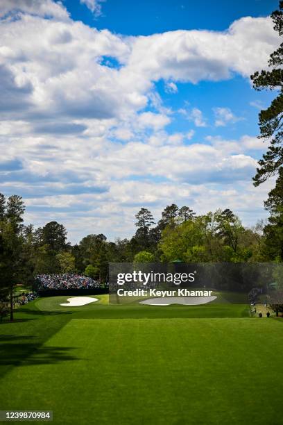 Course scenic view of the third hole during the second round of the Masters at Augusta National Golf Club on April 8 in Augusta, Georgia.