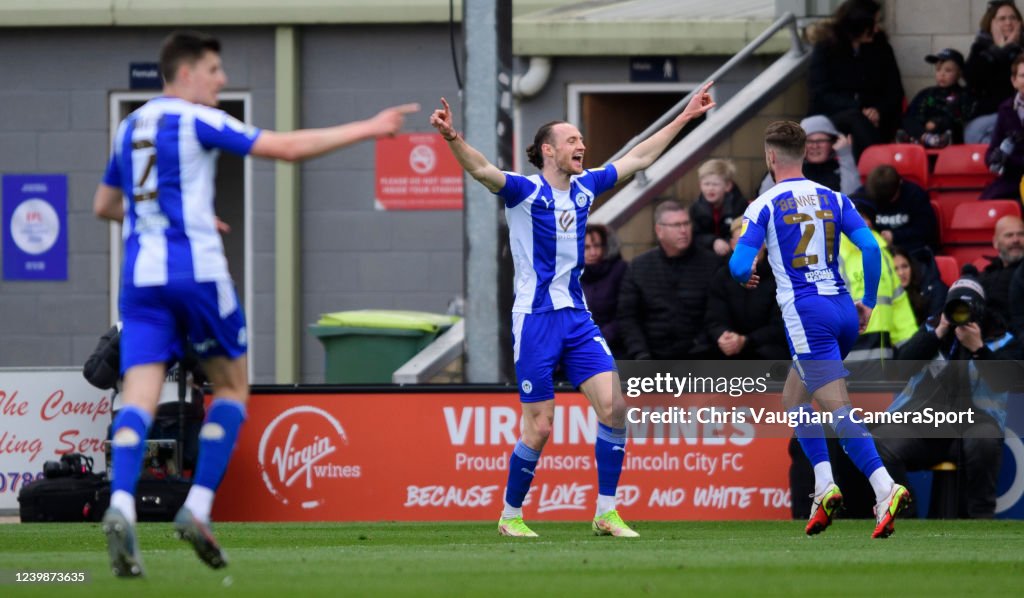 Lincoln City v Wigan Athletic - Sky Bet League One