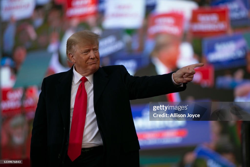 Former President Trump Holds Rally In North Carolina