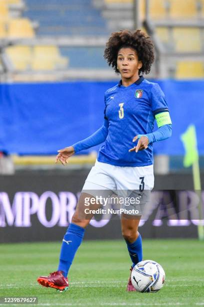 Sara Gama during the FIFA World Cup 2023 Women's World Cup qualifiers - Italy vs Lituania on April 08, 2022 at the Ennio Tardini stadium in Parma,...