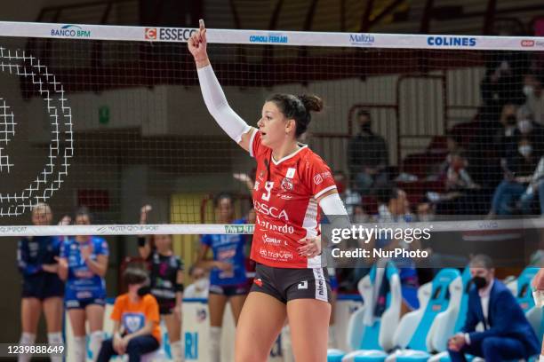 Beatrice Agrifoglio during the Volleyball Italian Serie A1 Women match Play Off - Igor Gorgonzola Novara vs Bosca S. Bernardo Cuneo on April 09, 2022...