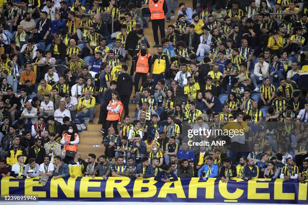 Fenerbahce Supporters ahead of the Turkish Superliga match between Fenerbahce AS and Galatasaray AS at Ulker Fenerbahce Sukru Saracoglu Stadium on...