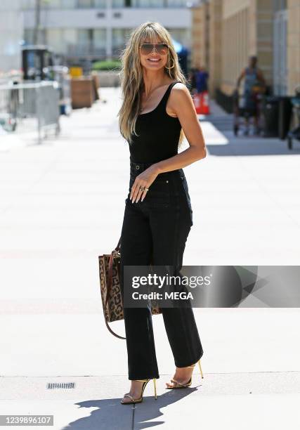 April 8: Heidi Klum is seen on April 8, 2022 in Los Angeles, California.