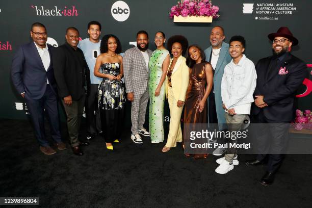 The stars and producers of ABCs Emmy® Award-nominated comedy series, black-ish, gathered for a red-carpet, series finale event at Smithsonian...