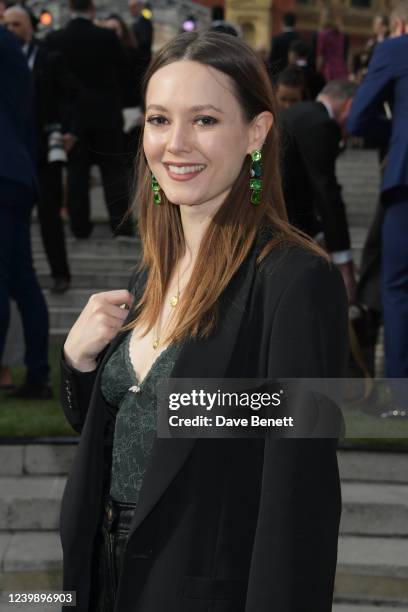 Lydia Wilson attends The Olivier Awards 2022 with MasterCard at Royal Albert Hall on April 10, 2022 in London, England.