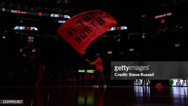 The Toronto Raptors beat the Houston Rockets 117-115 in Scotiabank Arena in Toronto. April 8, 2022.