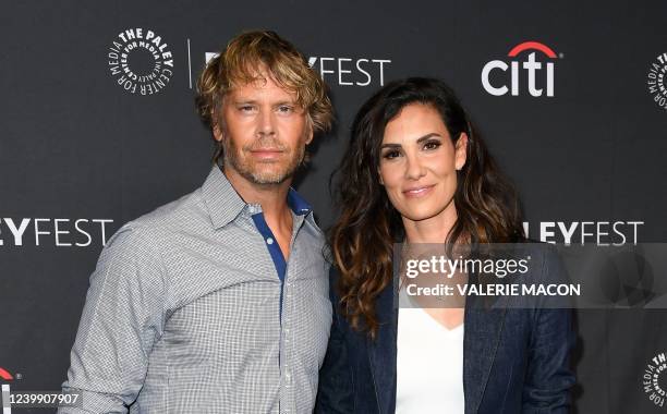 Actors Eric Christian Olsen and Daniela Ruah attend the 39th Annual PaleyFest "A Salute to the NCIS Universe" celebrating NCIS, NCIS: Los Angeles and...