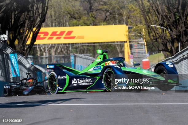 Robin Frijns competes during the Round 5 Race of the 2022 Rome E-Prix as part of ABB FIA Formula E World Championship 8 season.