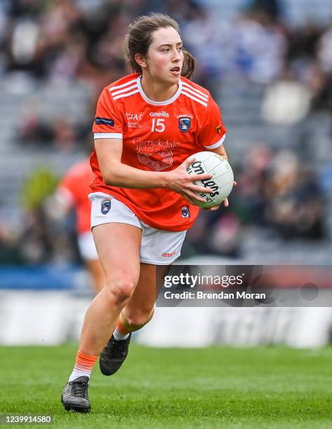 Dublin , Ireland - 10 April 2022; Niamh Reel of Armagh during the Lidl Ladies Football National League Division 2 Final between Armagh and Kerry at...