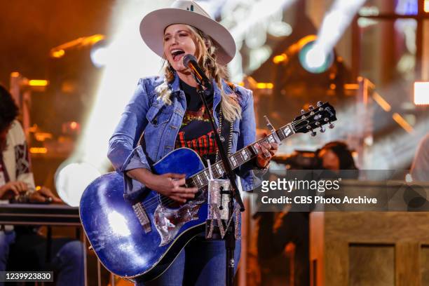 Miranda Lambert rehearses for the 2022 CMT Music Awards, broadcasting LIVE from Nashville on Monday, April 11 on the CBS Television Network, and...