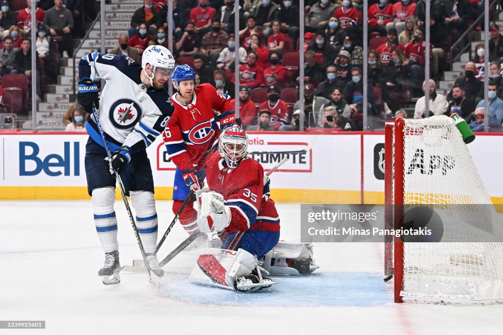 Winnipeg Jets v Montreal Canadiens