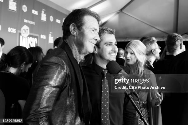 Dennis Quaid arriving at the 2022 CMT Music Awards, broadcasting LIVE from Nashville on Monday, April 11 on the CBS Television Network, and streaming...