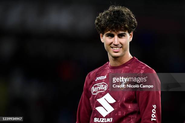 Matthew Garbett of Torino FC looks on during warmup prior to the Serie A football match between Torino FC and AC Milan. The match ended 0-0 tie.