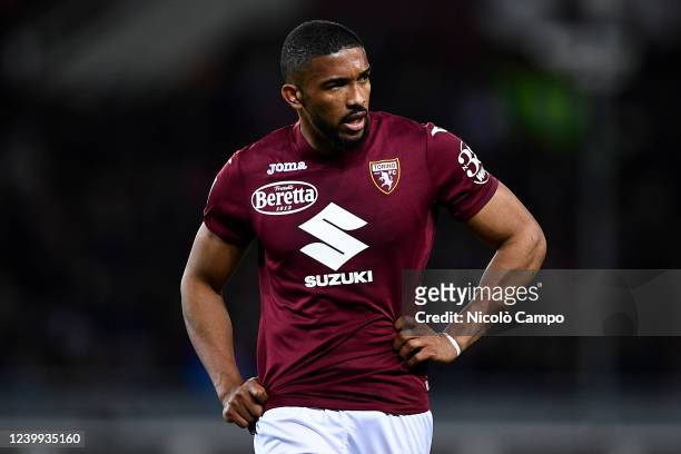 Gleison Bremer of Torino FC looks on during the Serie A football match between Torino FC and AC Milan. The match ended 0-0 tie.