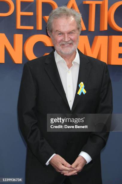 Director John Madden attends the UK Premiere of "Operation Mincemeat" at The Curzon Mayfair on April 12, 2022 in London, England.