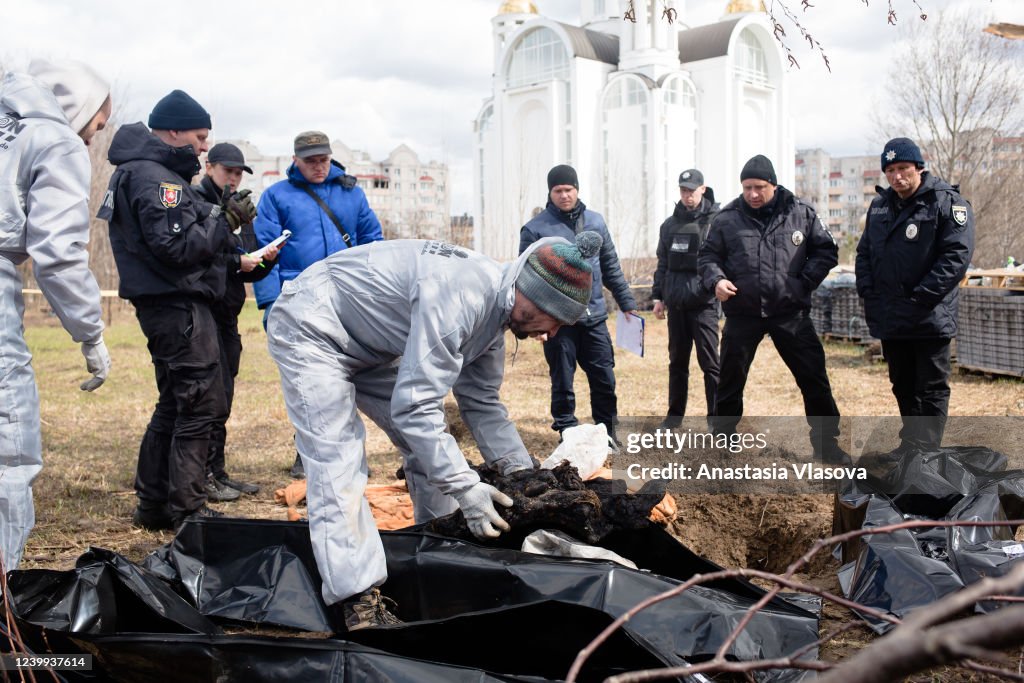 Victims Of Russian Atrocities In Bucha Continue To Be Unearthed