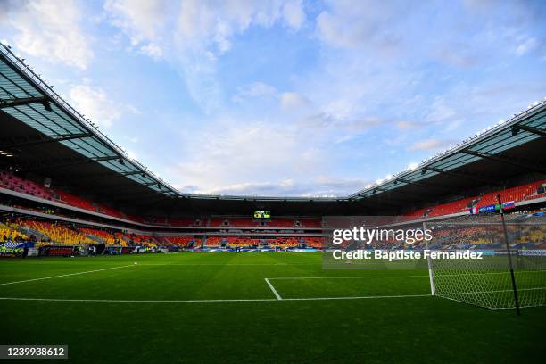 General view of MMArena prior to the 2023 FIFA Women's World Cup Qualifying Round match between France and Slovenia at MMA Arena on April 12, 2022 in...
