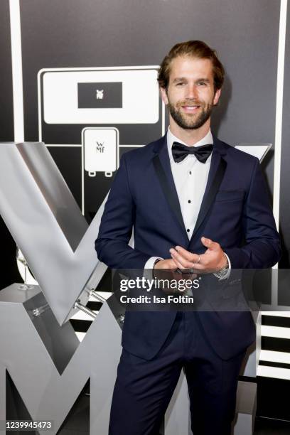 Influencer Andre Hamann attends the WMF World Premiere at Haus der Kunst on April 12, 2022 in Munich, Germany.