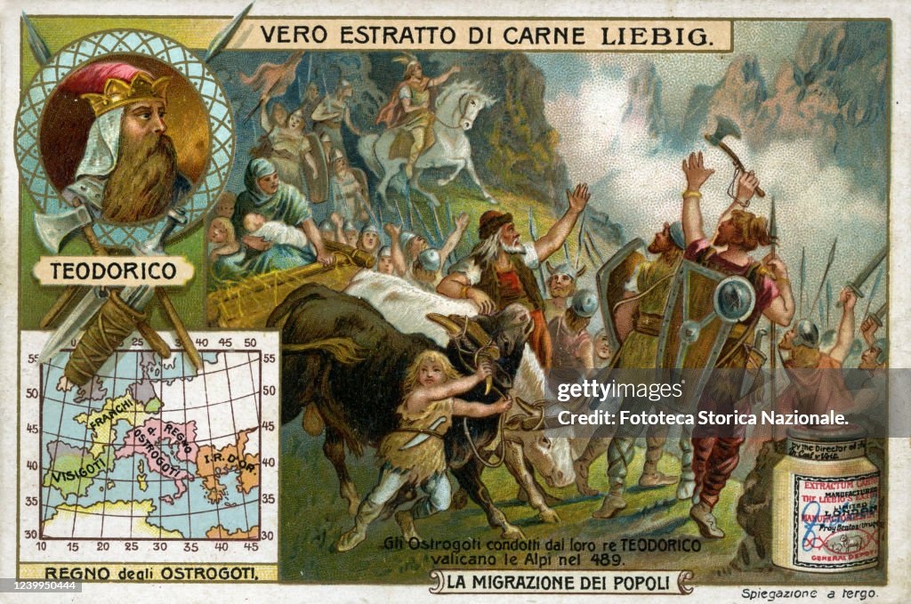 Theoderic Theodoric the Great king of the Ostrogoths from 474. The Ostrogoths ...