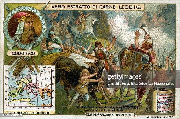 Theoderic Theodoric the Great king of the Ostrogoths from 474. The Ostrogoths ...