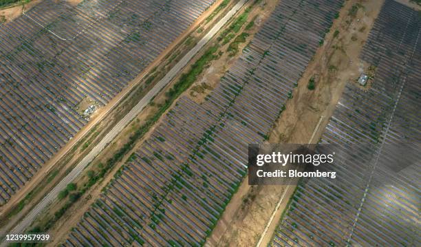 The Canadian Solar Salgueiro solar farm in Salgueiro, Pernambuco state, Brazil, on Wednesday, Feb. 16, 2022. Brazils election is shaping up to be a...