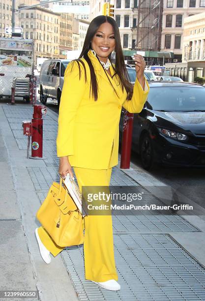 Garcelle Beauvais is seen on April 13, 2022 in New York City.