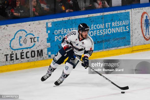 Nicolas RITZ of Angers during the Ligue Magnus Final match between Grenoble and Angers on April 13, 2022 in Grenoble, France.