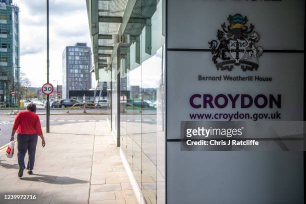 Croydon Council headquarters on April 14, 2022 in Croydon, England.