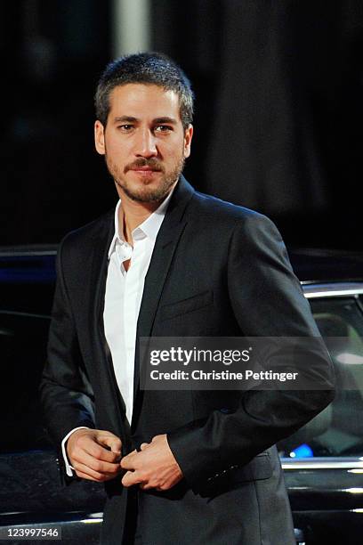 Actor Alberto Ammann attends the "Eva" premiere during the 68th Venice Film Festival at Palazzo del Cinema on September 7, 2011 in Venice, Italy.