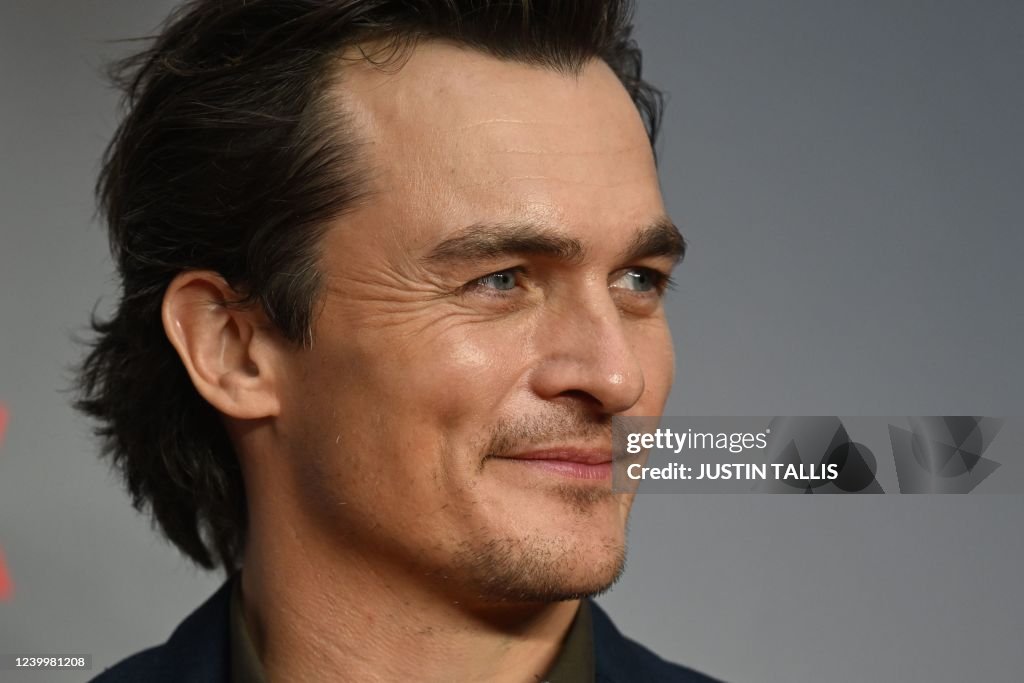 Actor Fried British actor Rupert Friend poses on the red carpet after arriving to ...