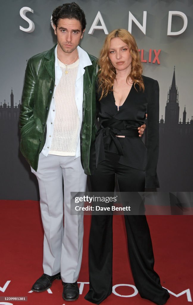 Carlos O'Connell and Josephine de La Baume attend the World Premiere