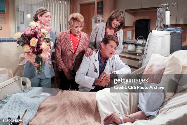 Taylor Ann Hasselhoff , from left, Katherine Chancellor Cane Ashby and guest star David Hasselhoff on THE YOUNG AND THE RESTLESS, scheduled to air on...