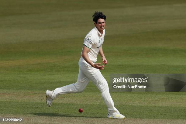 Chris Wright of Leicestershire in action during the LV= County Championship Division 2 match between Durham County Cricket Club and Leicestershire...