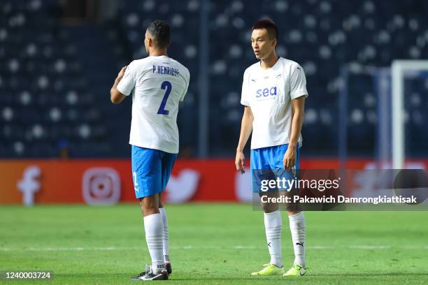 Kim Shin-wook of Lion City Sailors in action during the AFC Champions League Group F match between Lion City Sailors and Urawa Red Diamonds at...