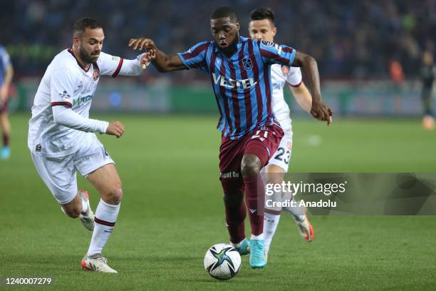 Jorge Djaniny Tavares Semedo of Trabzonspor in action during Turkish Super Lig week 33 soccer match between Trabzonspor and VavaCars Fatih Karagumruk...