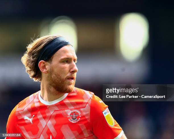 Blackpool's Josh Bowler during the Sky Bet Championship match between West Bromwich Albion and Blackpool at The Hawthorns on April 15, 2022 in West...