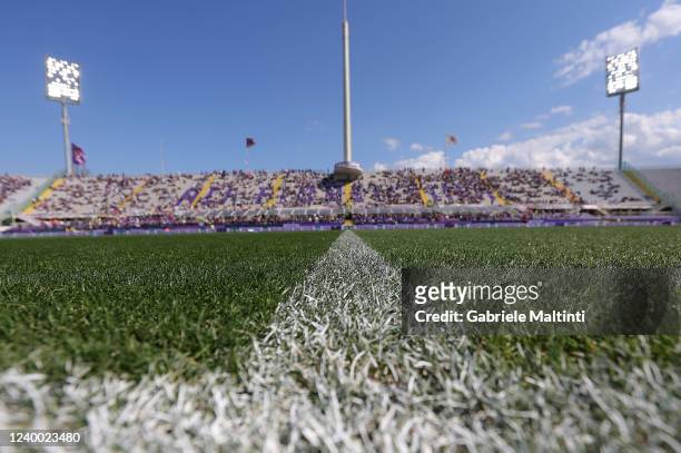 General view during the Serie A match between ACF Fiorentina and Venezia FC at Stadio Artemio Franchi on April 17, 2022 in Florence, Italy.