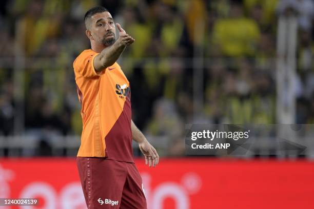 Arda Turan of Galatasaray AS during the Turkish Superliga match between Fenerbahce AS and Galatasaray AS at Ulker Fenerbahce Sukru Saracoglu Stadium...