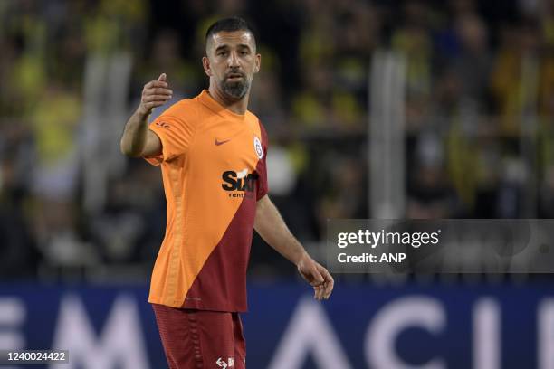 Arda Turan of Galatasaray AS during the Turkish Superliga match between Fenerbahce AS and Galatasaray AS at Ulker Fenerbahce Sukru Saracoglu Stadium...