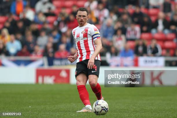 Sunderland's Corry Evans during the Sky Bet League 1 match between Sunderland and Shrewsbury Town at the Stadium Of Light, Sunderland on Friday 15th...