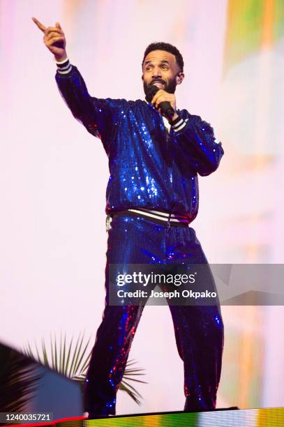 Craig David performs at The O2 Arena on April 16, 2022 in London, England.