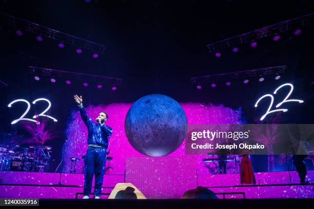 Craig David performs at The O2 Arena on April 16, 2022 in London, England.